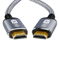 OEM 8K Cable HDMI 4K 48Gbps UHD Nylon trenzado Cable HDMI 2.1 Cable para televisores Sony PS5 Gaming Monitor Roku Ultra