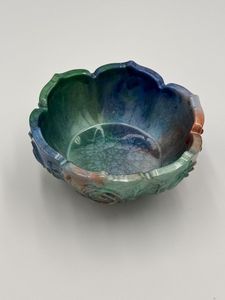 Bol de service en résine de couleur personnalisée pour la maison, l'hôtel, la table à manger, bol à salade décoratif en résine, qualité supérieure, bol à fruits en résine tourbillonnée - Product Image 6