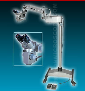 MICROSCOPIO DE OPERACIÓN QUIRÚRGICA DE MONTAJE DE PISO DE 5 PASOS PARA OFTALMOLOGÍA, ENT, CIRUGÍA DE CUELLO .. - Product Image 3