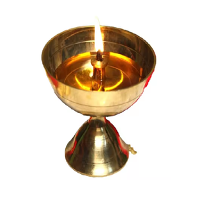 Autiraz Handmade Pure Brass Decorative <b>Oil</b> Diya <b>Lantern</b> for Spiritual Home Decor Religious Ceremonies Traditional Pooja Item - Product Image 1