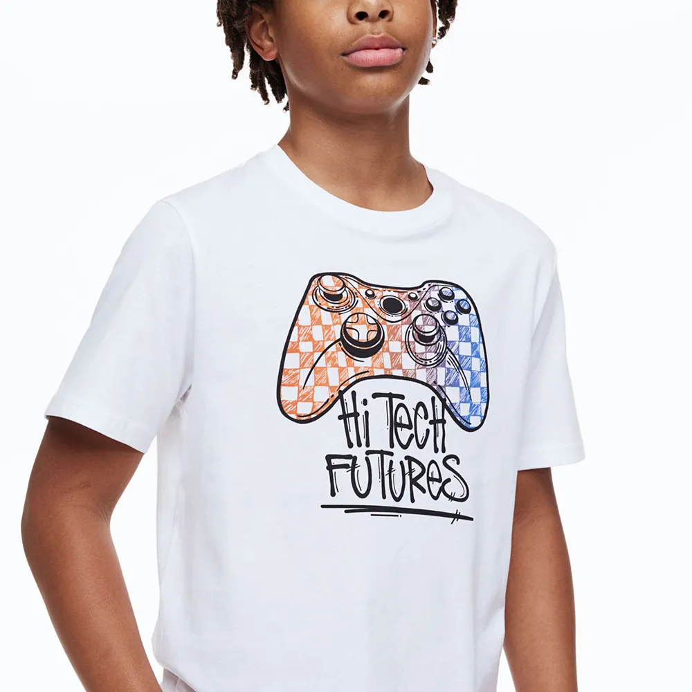 Hot Selling 100% Cotton Plain Children's T-shirts Custom Logo Blank Kids T Shirts For Boys and Girls