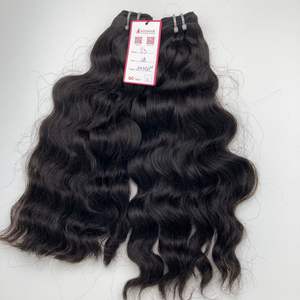 Trama de calidad superior Color natural Cabello Remy 20 pulgadas Onda natural 100% Remy Top en extensión de cabello - Product Image 5