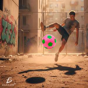 Pallone da Calcio Professionale di Alta Qualità, Misura 5, Colori Neon, con Accessori, Dimensioni e Peso Ufficiali, Materiale PU per Sport di Squadra - Product Image 5