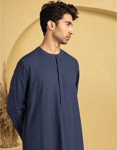 Ropa islámica más vendida hombres Thobe musulmán árabe Thobe venta al por mayor precio barato ropa islámica hombres Thobe Jubba para hombres - Product Image 3