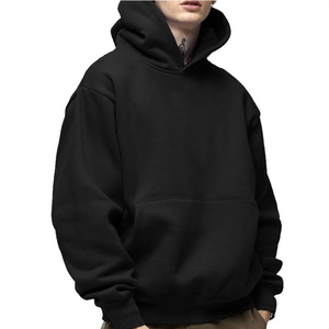 Les plus exigeants épais blanc uni poids lourd surdimensionné hiver unisexe grande taille hommes 100% coton biologique polaire écologique - Product Image 3