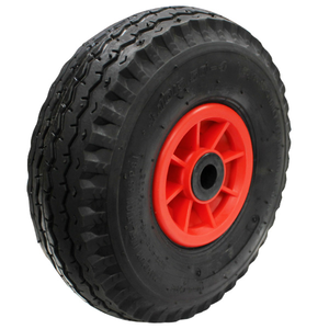 Roda Pengganti Gerobak Dorong 4.10/3.50-4, Baja/Plastik, Roda Karet Pneumatik 10 Inci 2/4PR - Product Image 5