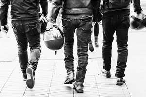 กางเกงยีนส์ขี่รถจักรยานยนต์สำหรับผู้ชายกางเกงยีนส์หุ้มเกราะถอดออกได้ - Product Image 5