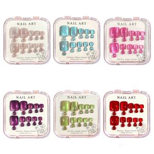 <span class=keywords><strong>Uñas</strong></span> postizas de ojo de gato de cristal, <span class=keywords><strong>uñas</strong></span> postizas artificiales hechas a mano, diseños de <span class=keywords><strong>uñas</strong></span> cortas y <span class=keywords><strong>hermosas</strong></span>, prensa en los dedos de los <span class=keywords><strong>pies</strong></span>, <span class=keywords><strong>uñas</strong></span> - Product Image 3