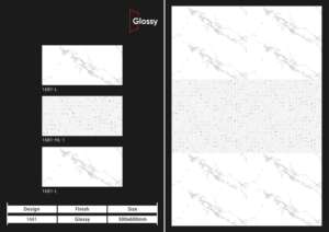 Azulejos de cerámica para pared de 300x600 mm, diseño de arquitecto, para baño y cocina, acabado brillante o mate, textura de azúcar tallado, diseño de pared interior de lujo. - Product Image 5