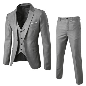 Conjunto Formal de 3 Piezas para Hombre, Traje de Padrino de Boda, Fiestas de Noche de Negocios, Blazer, Chaqueta, Chaleco, Pantalones, Talla Grande - Product Image 3