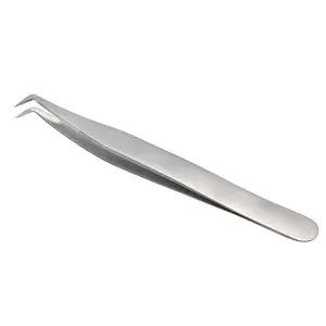 Stainless Steel Latest Product New Arrival Best Supplier OEM Service 90 Degree Angled Volume Boot Style Tweezers