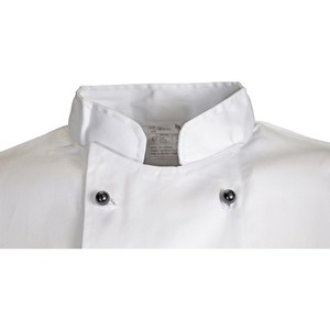 Tunique de chef longue et haut de gamme unisexe en métal résistant à la saleté, vêtements de travail pour cuisine, restauration, restaurant et hôtel - Product Image 3