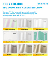 Film TPU PPF Couleur Blanc Aurore Mat Brillant pour Véhicules d'Exposition – Kit de Fourniture en Rouleau Personnalisé pour Vente en Gros