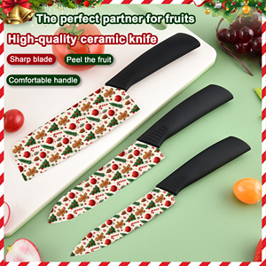 Cuchillo de Chef de Cerámica con Mango de Plástico para Cocina Casera, Precio de Fábrica, Entrega Rápida, en Existencia - Product Image 5