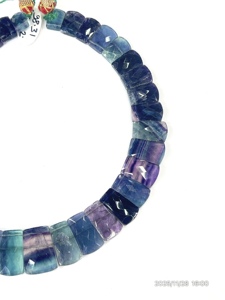 Collier ras de cou tendance de luxe en quartz de glace naturel facetté de qualité AAA, 18 pouces - Product Image 4