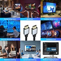 Câble HDMI bidirectionnel 4K60Hz long, sans entrée/sortie, pour projecteur, écran HDTV, solution AV