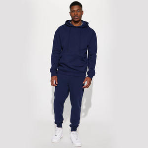 2023 dernière hiver arrivée hommes bleu marine 300 GSM polaire plaine pull à capuche à vendre hommes fabriqué en usine en vrac sweats à capuche - Product Image 3