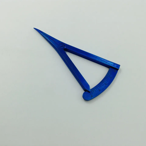 Calibrador Castroviejo de Titanio de Alta Calidad, Curvo, Autoblocante, Instrumento Quirúrgico Oftálmico con Certificación CE - Product Image 1