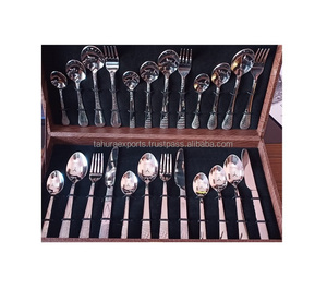 Fabricantes y exportadores de India Juego de cubiertos de acero inoxidable de alta calidad Juego de cubiertos en varios diseños - Product Image 3