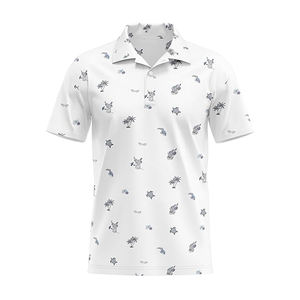 Polo de golf pour hommes, manches courtes avec col, tissu tricoté doux, vêtements de sport pour l'entraînement physique, tenues de tous les jours - Product Image 6