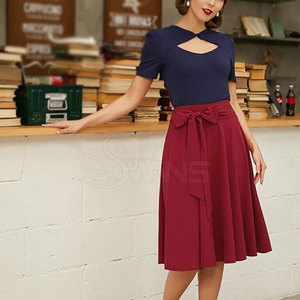 กระโปรงผู้หญิงขายดี ราคาสุดคุ้ม คุณภาพสูง กระโปรงแบบสวม รุ่นใหม่ล่าสุด สำหรับขายออนไลน์ - Product Image 5