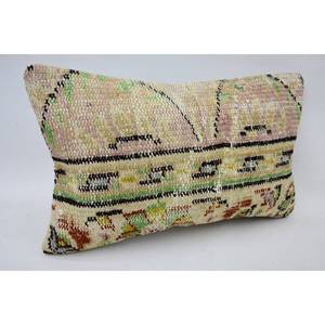 หมอนผ้าขนแกะหลากสี12x20ลายวินเทจพิมพ์ลาย18x18 - Product Image 2