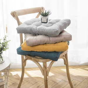 Premium quality Seat Pads for Dinning <b>Chair</b> 100% Cotton Filled with Straps Custom Size & Color Super Soft office use <b>chairs</b> - Product Image 1