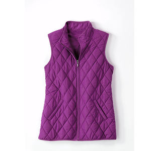 Gilets sans manches de haute qualité pour femmes avec capuche gonflée amovible, décoration en fourrure, veste d'hiver à bulles personnalisable - Product Image 3