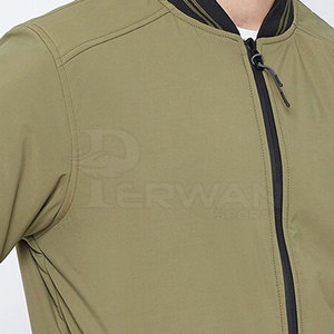 Blouson d'aviateur personnalisé à vendre blouson d'hiver chaud à fermeture éclair veste coupe-vent décontractée de plein air - Product Image 4