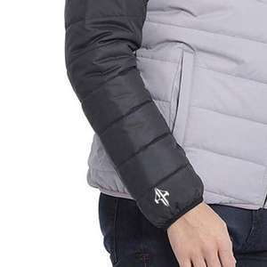 Chaqueta de invierno con logotipo personalizado de alta calidad, chaqueta acolchada con cremallera estampada transpirable de poliéster 100% de ATLANTIC - Product Image 6