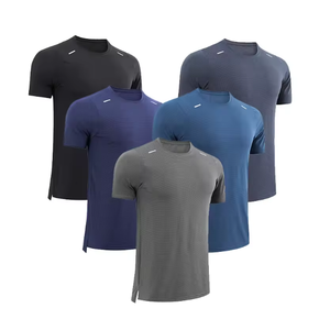 Maglietta da uomo all'ingrosso in cotone 100% oversize Anti-sudore estivo Activewear con Logo personalizzato leggero e confortevole - Product Image 2