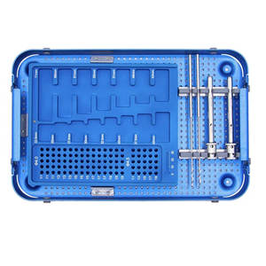 Système de plaque cervicale antérieure manuelle réutilisable de qualité supérieure en acier inoxydable orthopédique de classe I maxillo-faciale - Product Image 4