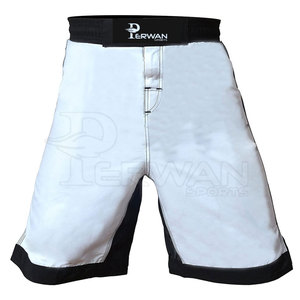 Pantalones cortos MMA de LICRA/poliéster ligeros con logotipo personalizado para hombre, ropa de artes marciales de boxeo transpirable de secado rápido, venta al por mayor - Product Image 1