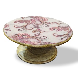 Soporte de servidor de pastel de fruta de diseñador de madera decorativo más vendido para fiestas Catering Ware Use Cake Server Stand - Product Image 2