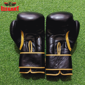 Guantes de boxeo con logotipo personalizado de alta calidad, cuero impermeable, tamaños 4oz 6oz 8oz para competición - Product Image 6