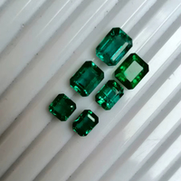 Piedra de Esmeralda Verde Natural de Zambia, Calidad AAA, Brillo Excelente, Forma Octogonal, 20% de Descuento, Regalo Hecho a Mano H.A. Gemas