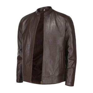 Vestes en cuir véritable pour hommes et femmes Vestes de motard Vestes en cuir personnalisées - Product Image 3