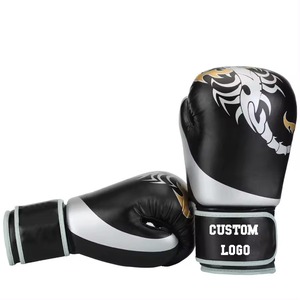 Gants de boxe de compétition en cuir de vache de haute qualité pour les joueurs professionnels dotés de la technologie extensible - Product Image 1