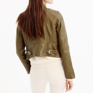 Chaqueta Bomber de Piel de Oveja Original para Mujer - Estilo Urbano Elegante, Transpirable y Ecológica |   Moda de Invierno - Product Image 3