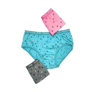 Neueste Design Baumwolle bedruckte Höschen Frauen/Mädchen 32MM INNER ELASTIC Custom Logo Einfarbige Spitze Dekoration Taille Made India