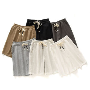 Pantalones cortos de chándal de algodón para hombre personalizados al por mayor con bolsillos, pantalones cortos informales de gran tamaño para correr, pantalones cortos para hombre - Product Image 3