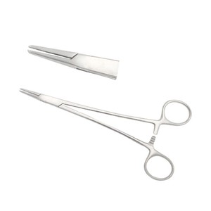 Pinzas Portaagujas Mayo Hegar Rectas de 14 cm, Acero, Manuales, Certificación CE Clase I, MEDZORA SURGICAL - Product Image 2