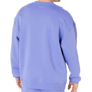 Sudadera de lana pesada OEM para hombre con logotipo personalizado Jersey suave de corte holgado altamente transpirable para invierno teñido liso - Product Image 3