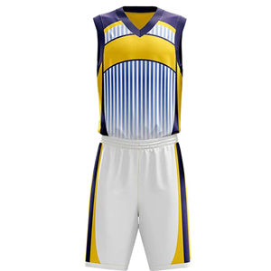 Uniforme de baloncesto impreso de diseño recién llegado, último diseño personalizado, uniforme de baloncesto deportivo, materiales más vendidos, poliéster - Product Image 2