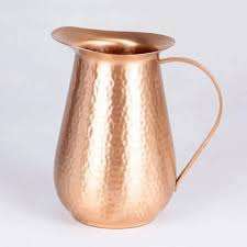 Hammered Copper Jug With Lid Manufacturer Antique Design Solid Quality Drinking <b>Water</b> <b>Hot</b> Selling Customized Handmade Home - Product Image 5