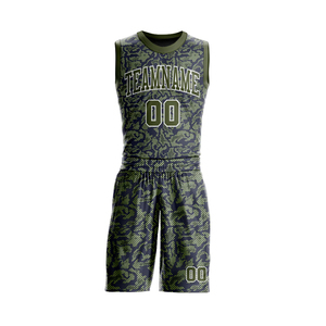 Costume de basket-ball de sublimation uniforme de basket-ball en polyester de haute qualité pour les jeunes avec un design personnalisé et imprimé - Product Image 1