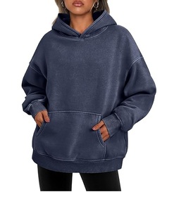 Women's Cotton Custom Logo Hooded <b>Crop</b> Fleece Streetwear Winter Casual Zip-up Short <b>Top</b> Hoodies From Pakistan - Product Image 3