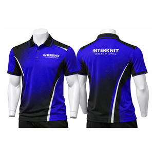 Camiseta de Golf OEM para Hombre con Logotipo Personalizado |   Ropa Deportiva Transpirable de Manga Corta, Tejida, 100% Algodón - Product Image 3