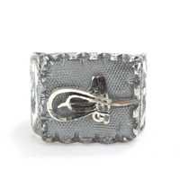 Bague pour homme en argent sterling 925, motif emblème ottoman et stylo, objet culturel islamique de collection, pour usage quotidien