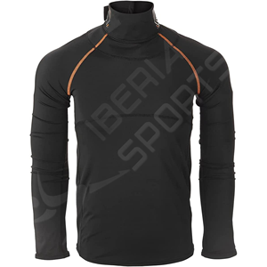 Protector de Cuello para Hockey sobre Hielo Personalizado al por Mayor, Premium, de Alta Calidad, Transpirable, Manga Larga, 100% Poliéster, Secado Rápido, para Adultos Unisex - Product Image 6